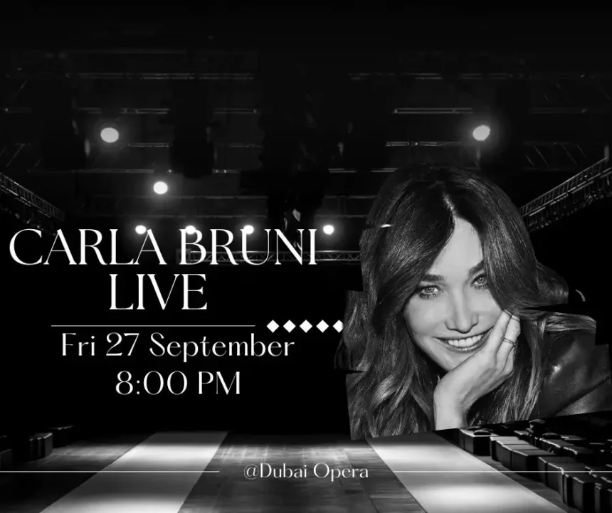 Carla Bruni Live at Dubai Opera